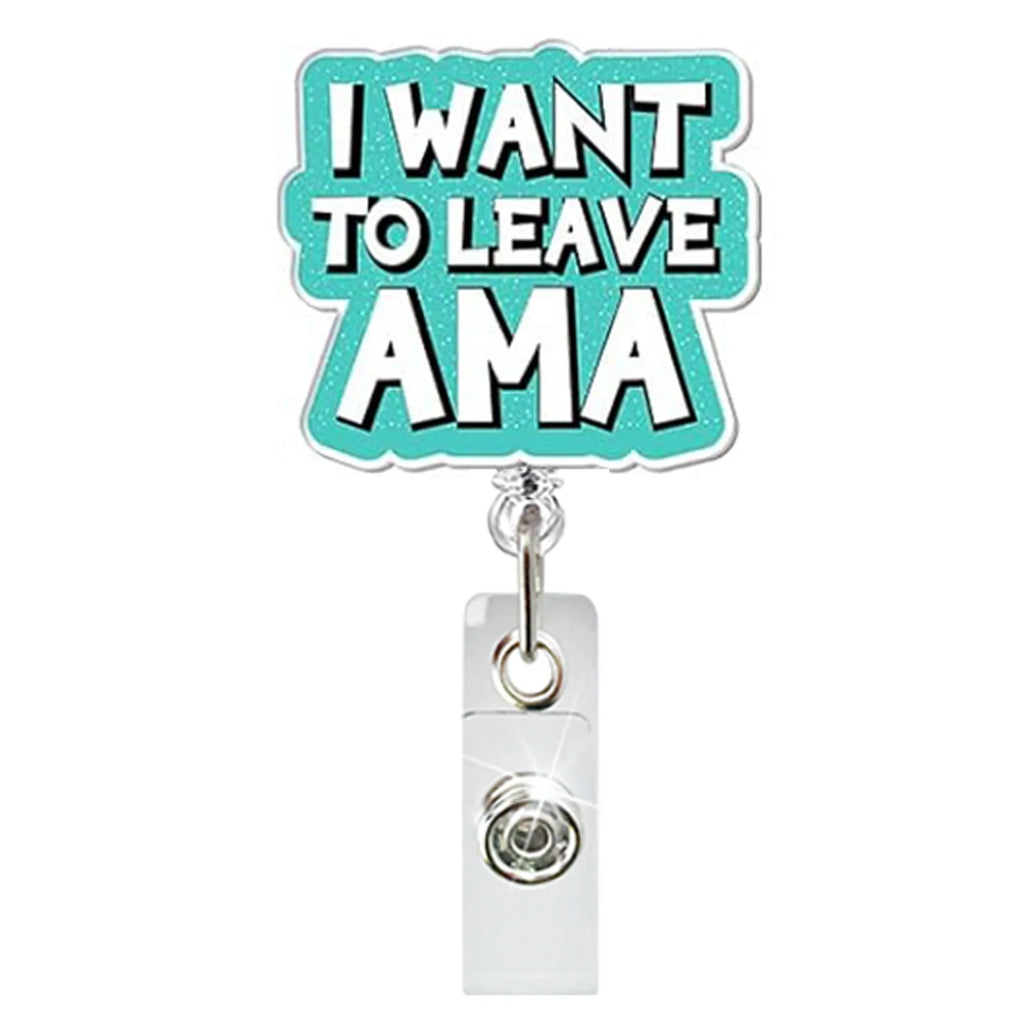 Nurse Gift Retractable Retractable Badge Reel ID Badge Holder