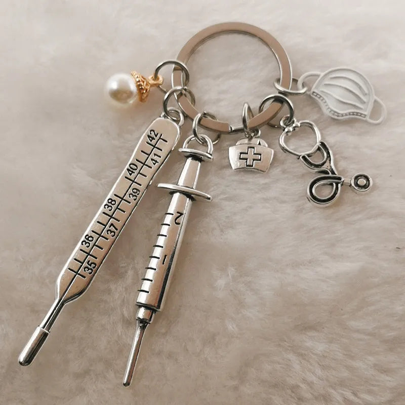 keychain doctor medical  nurse medical cute gift keychain souvenir
