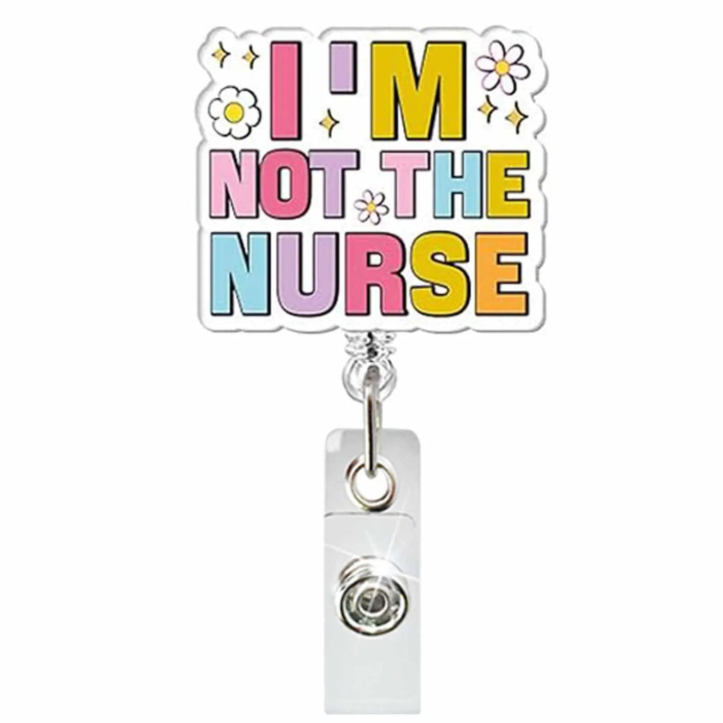 Nurse Gift Retractable Retractable Badge Reel ID Badge Holder