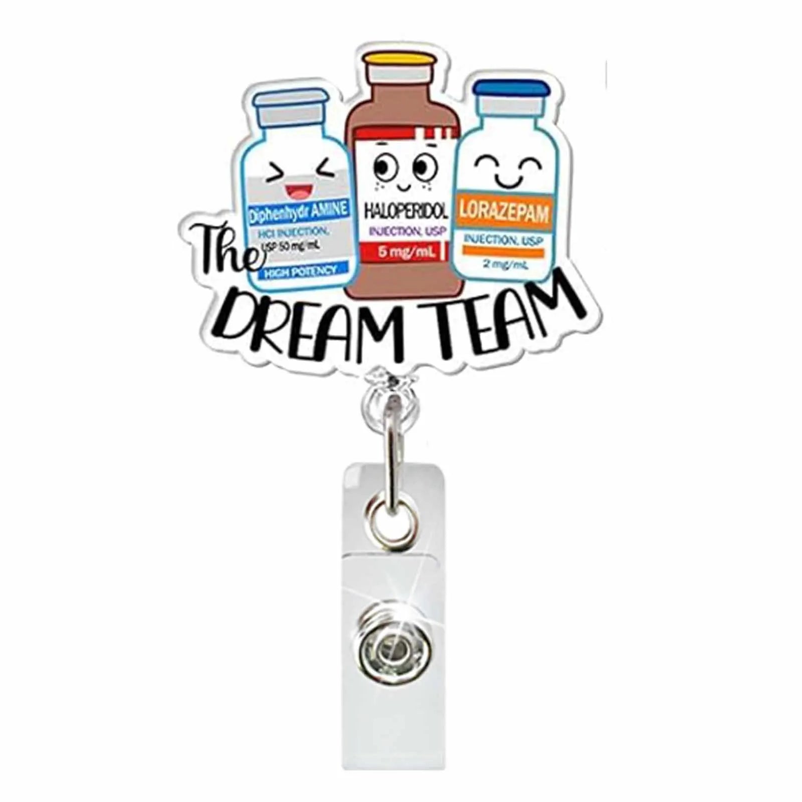 Nurse Gift Retractable Retractable Badge Reel ID Badge Holder