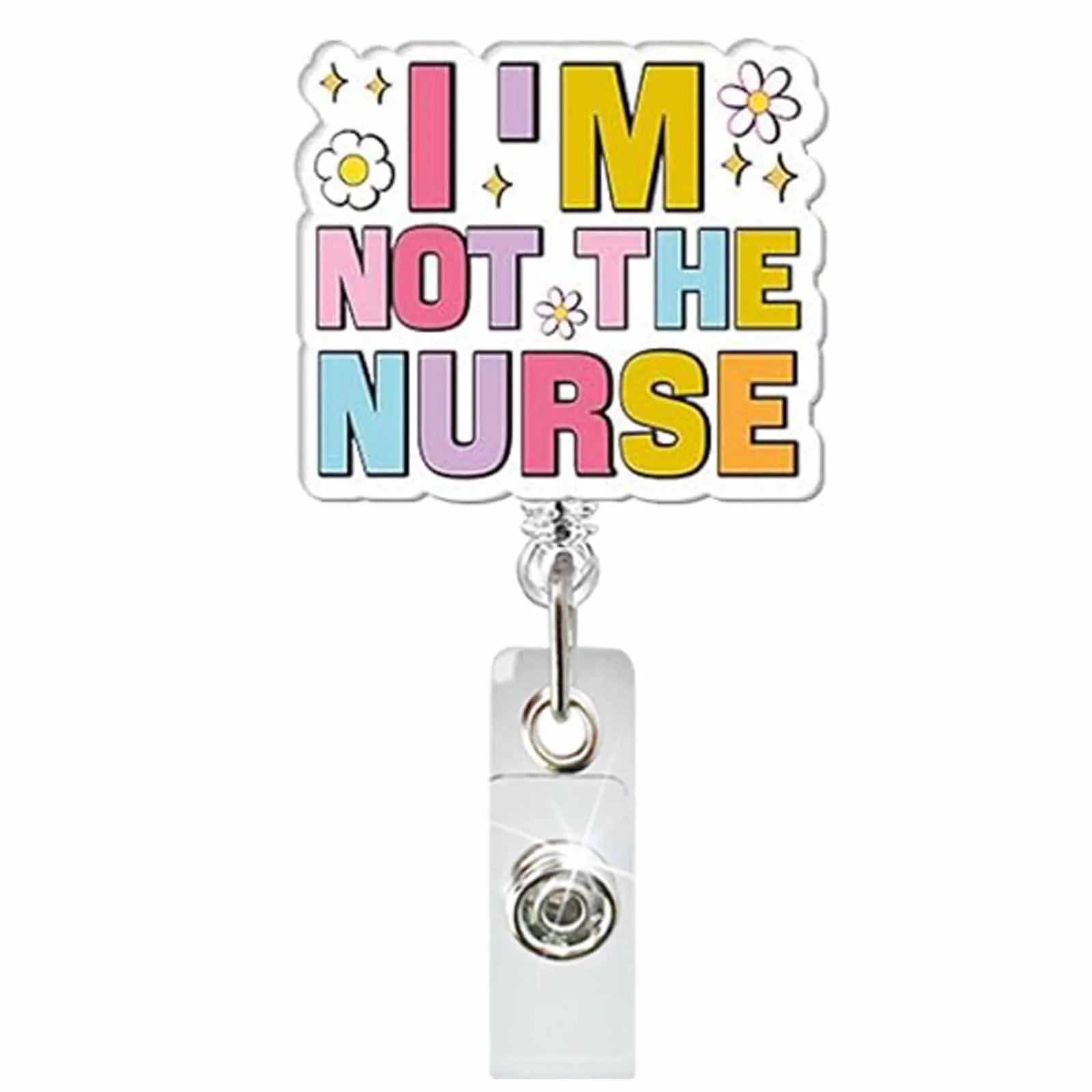 Nurse Gift Retractable Retractable Badge Reel ID Badge Holder