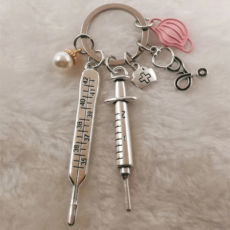 keychain doctor medical  nurse medical cute gift keychain souvenir