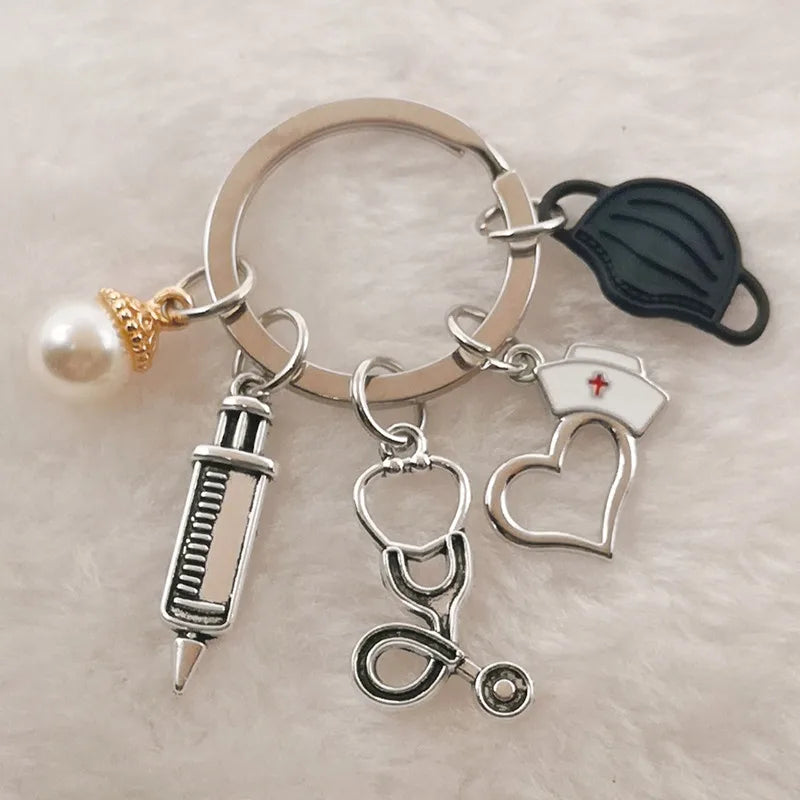 keychain doctor medical  nurse medical cute gift keychain souvenir