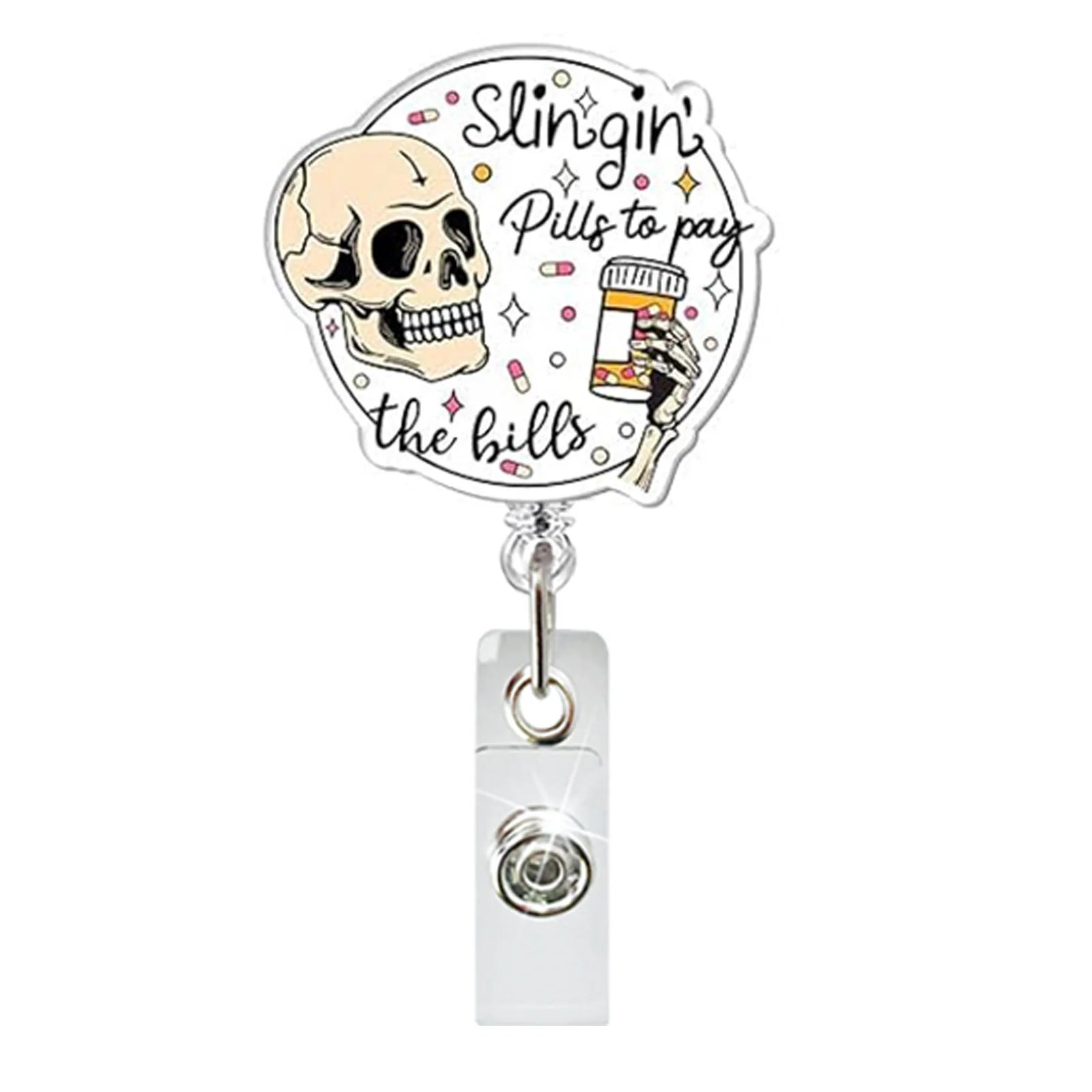 Nurse Gift Retractable Retractable Badge Reel ID Badge Holder