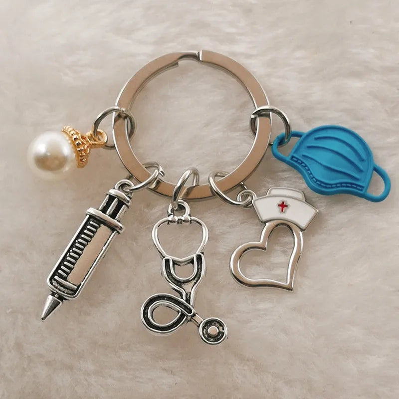 keychain doctor medical  nurse medical cute gift keychain souvenir