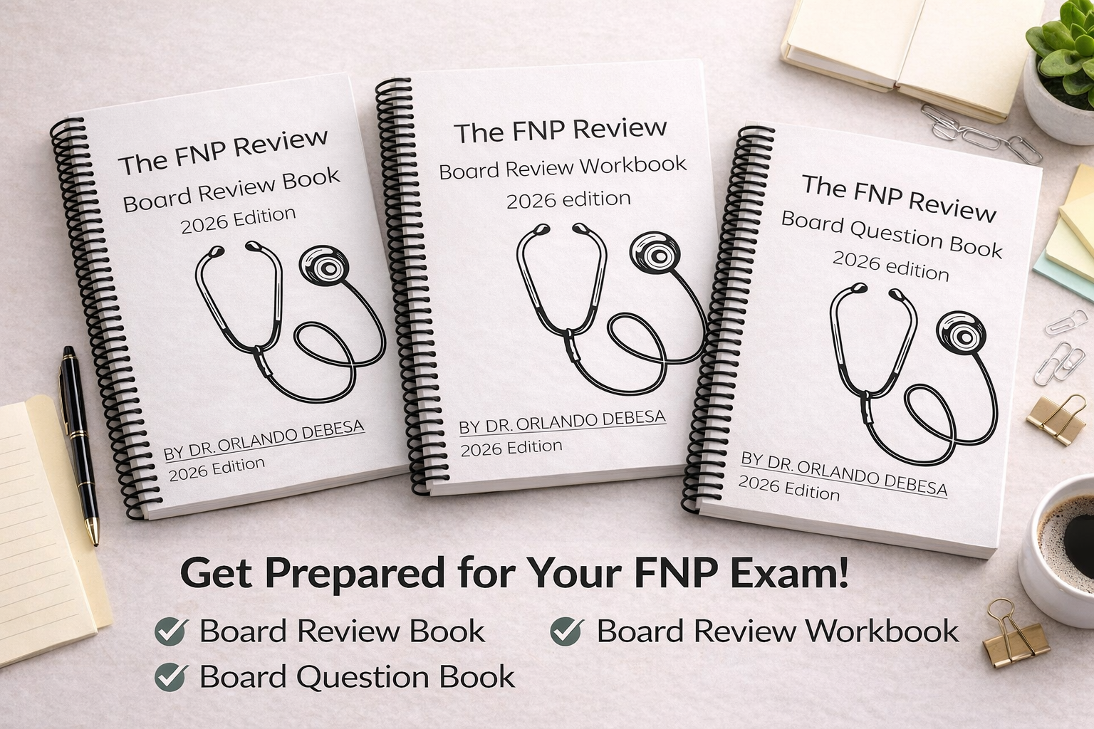 The 2026 FNP Board Review Book+ Question Book+ Workbook Study System ANCC + AANP FNP Exam Review
