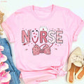 Heart of a Nurse Bow Tee | Valentine Nurse Tshirt Gift