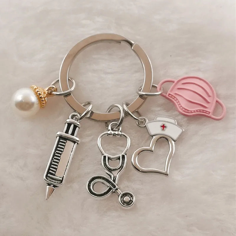 keychain doctor medical  nurse medical cute gift keychain souvenir