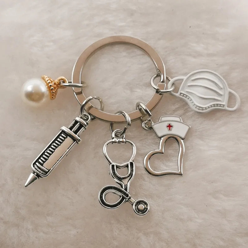 keychain doctor medical  nurse medical cute gift keychain souvenir