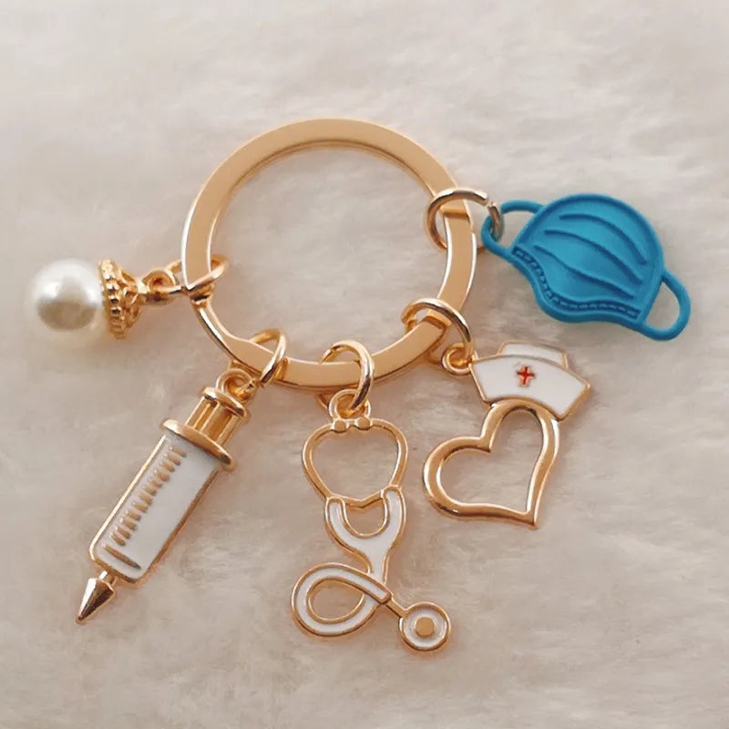 keychain doctor medical  nurse medical cute gift keychain souvenir
