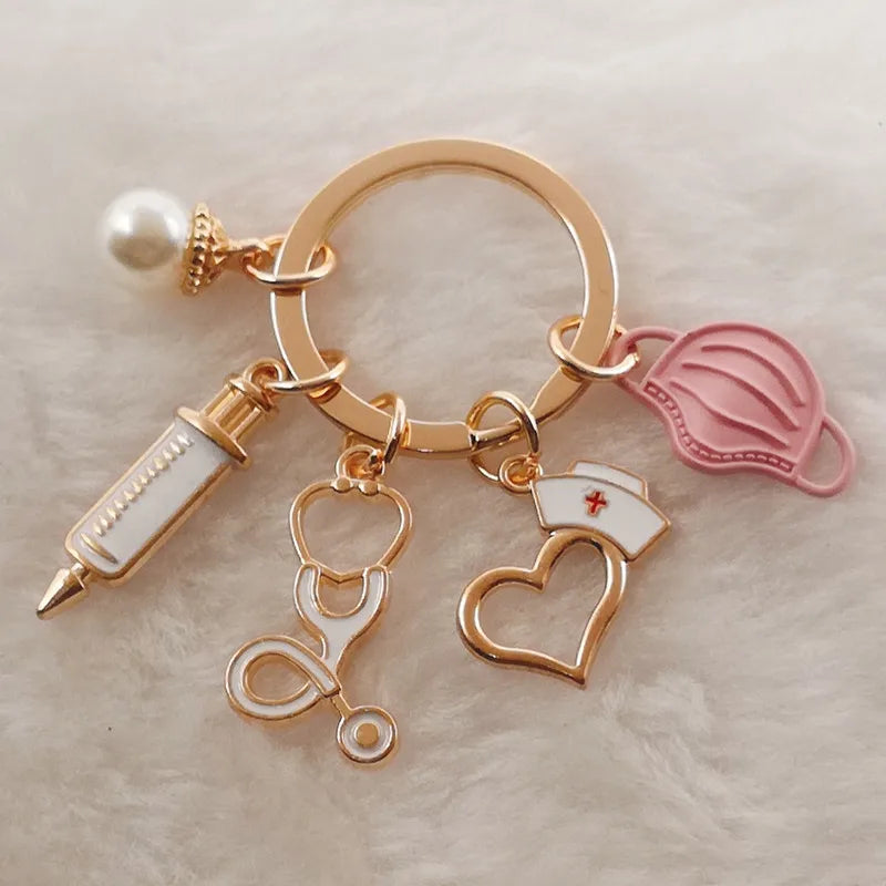 keychain doctor medical  nurse medical cute gift keychain souvenir
