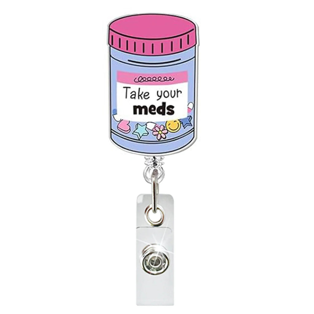 Nurse Gift Retractable Retractable Badge Reel ID Badge Holder
