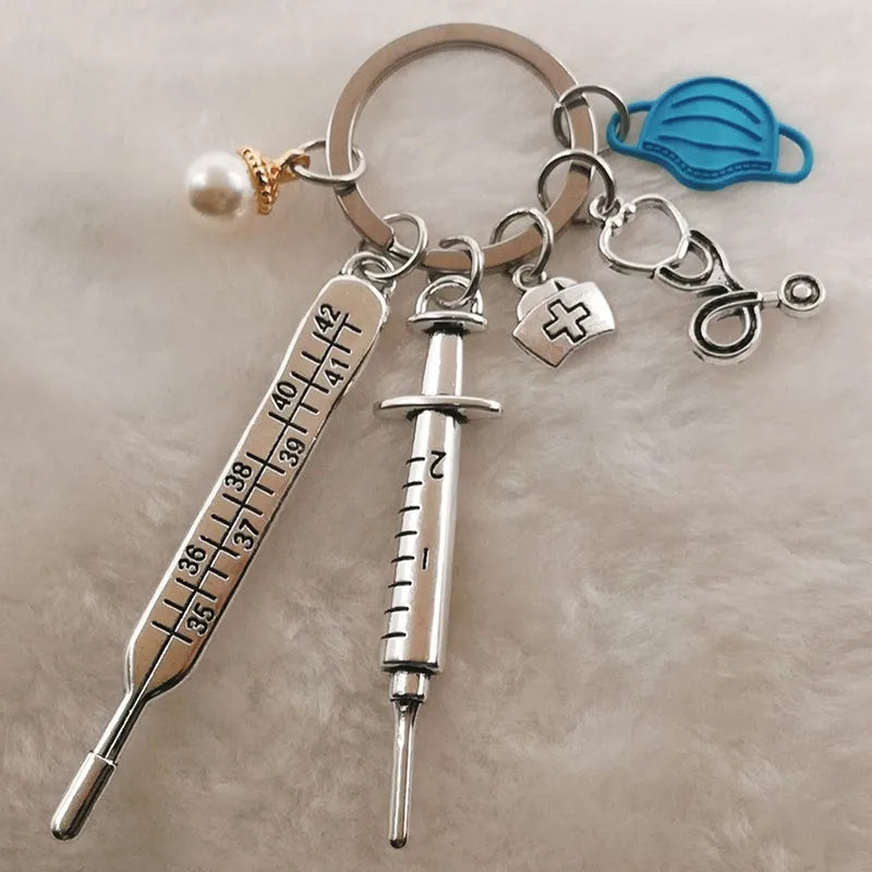 keychain doctor medical  nurse medical cute gift keychain souvenir